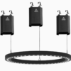 Stage Works LED 45*15W 4in1 6m Lifting Circle Beam Light (Including 3 Lifters)
