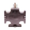ADJ Black Edison 3Fer (Tri Tap)